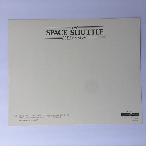 Space Shuttle Discovery NASA 8x10 PHOTO #F003 Lift Off Pad 39A First DOD Mission - Picture 3 of 3